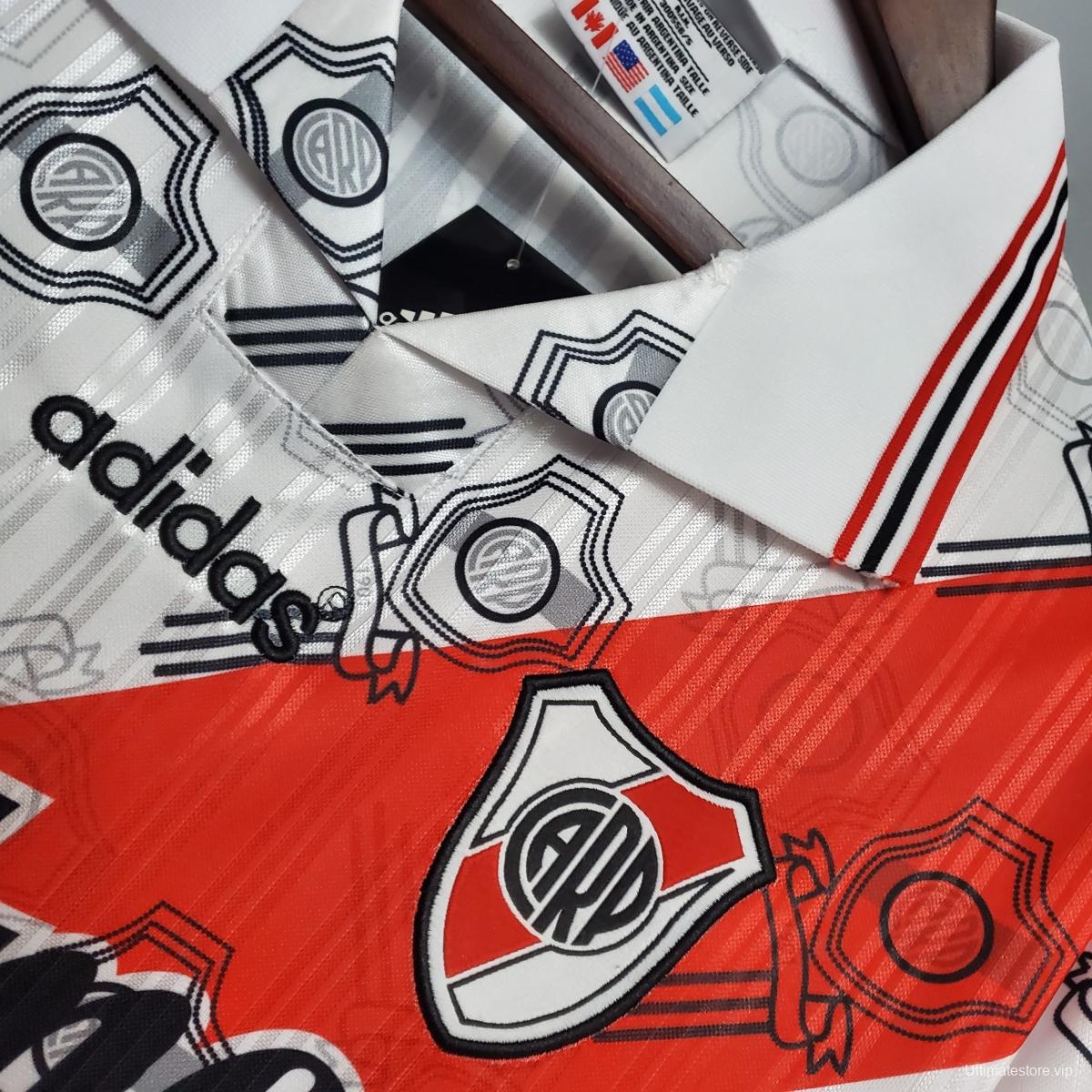 Retro River Plate 95/96 home Soccer Jersey