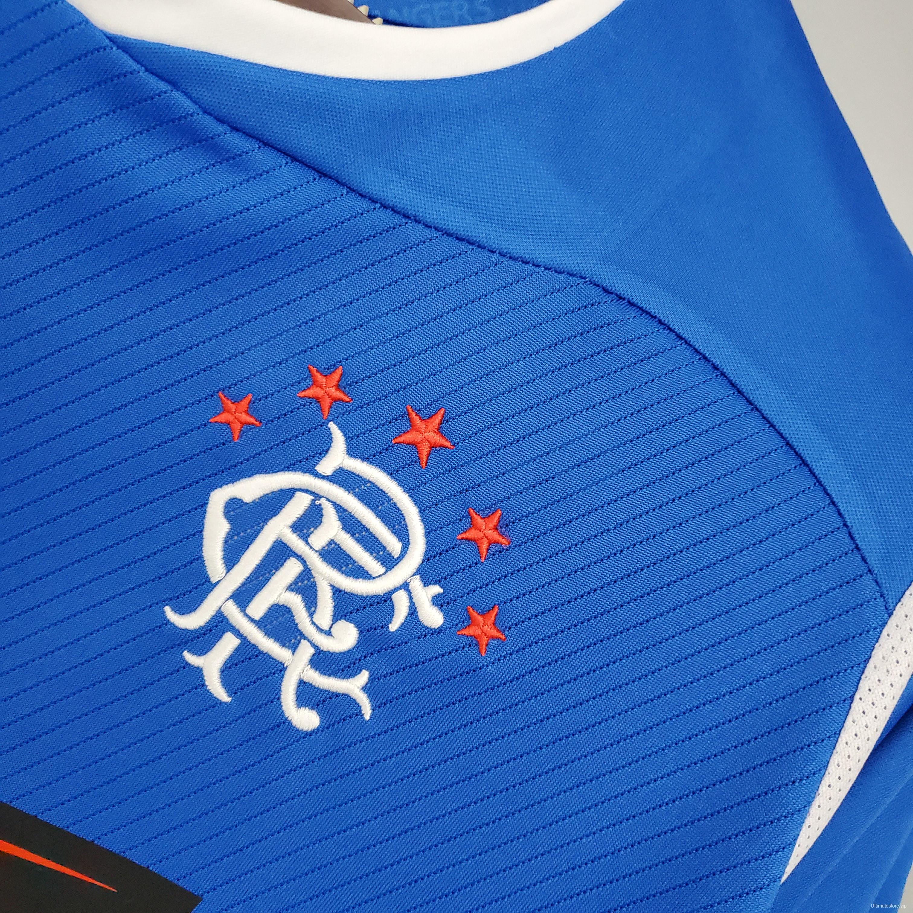 Retro Rangers 08/09 home Soccer Jersey