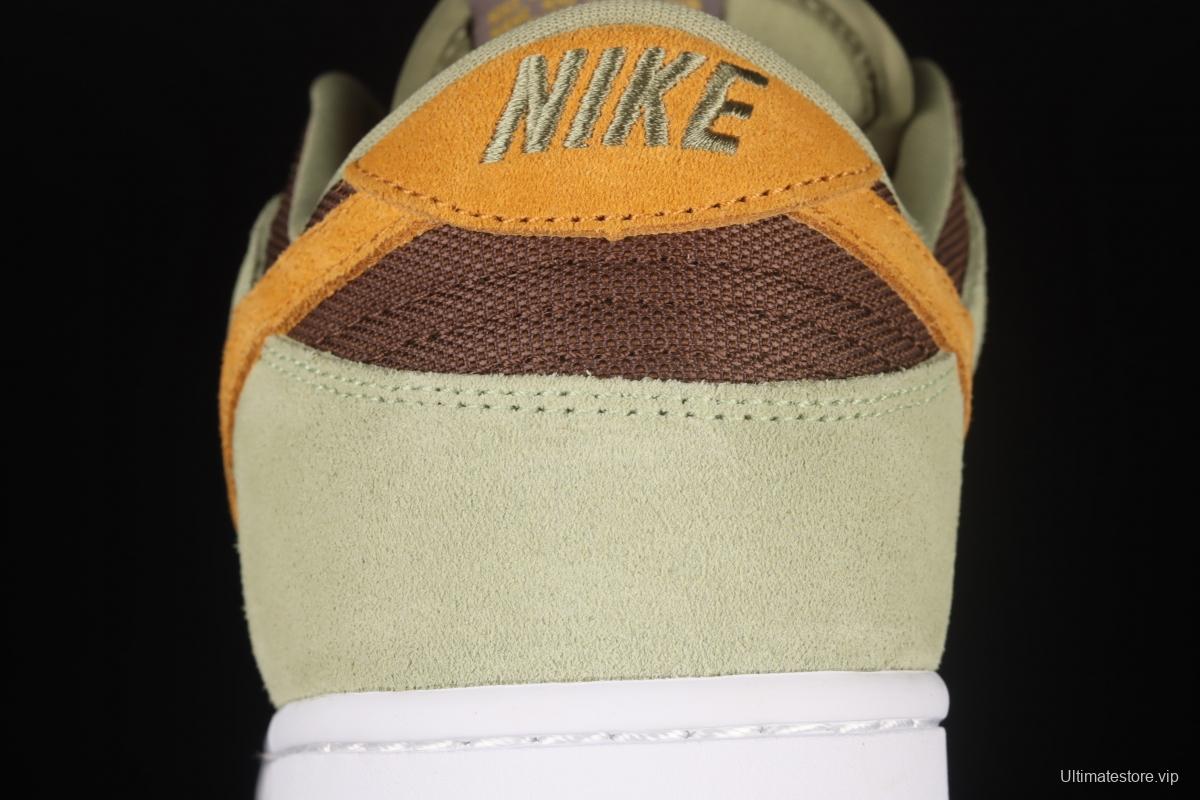 NIKE SB DUNK Low Prm green brown orange SB rebound fashion casual board shoes DH5360-300