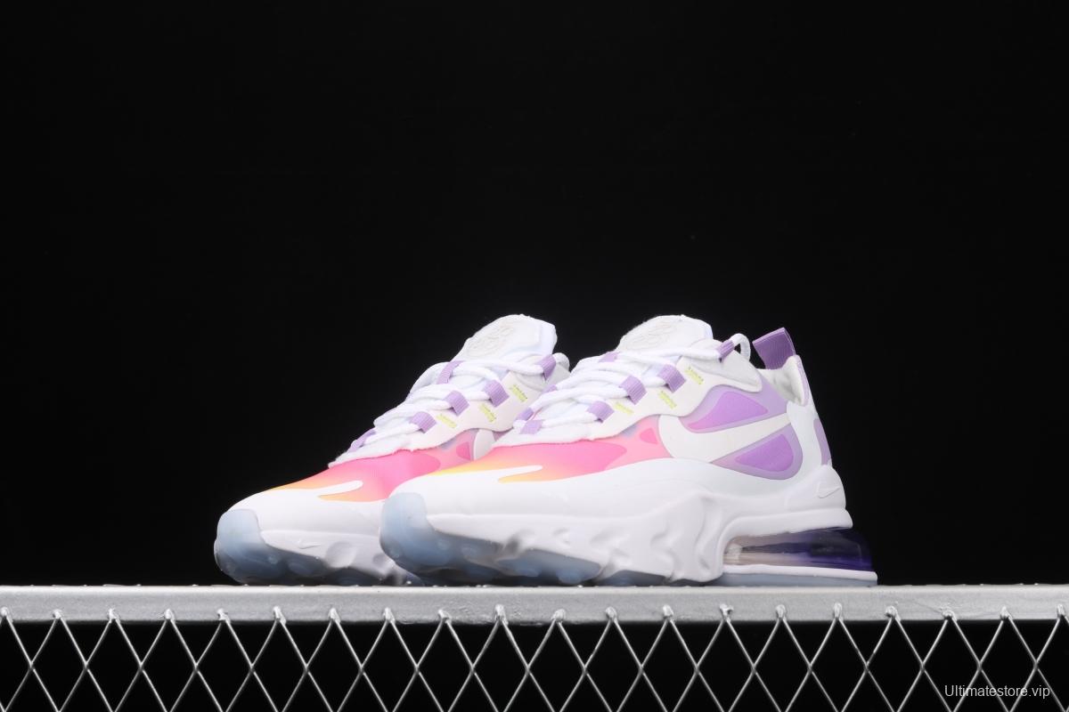 NIKE Air Max 270React new high-frequency mesh function half-palm air cushion cushioning running cloth shoes CU2995-911