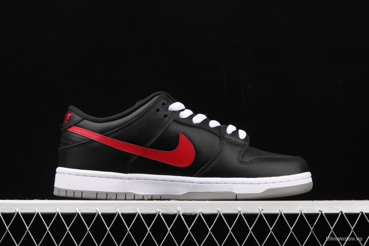 NIKE DUNK Low Premium 2020 black and red shrimp low-side leisure sports skateboard shoes 313170-060