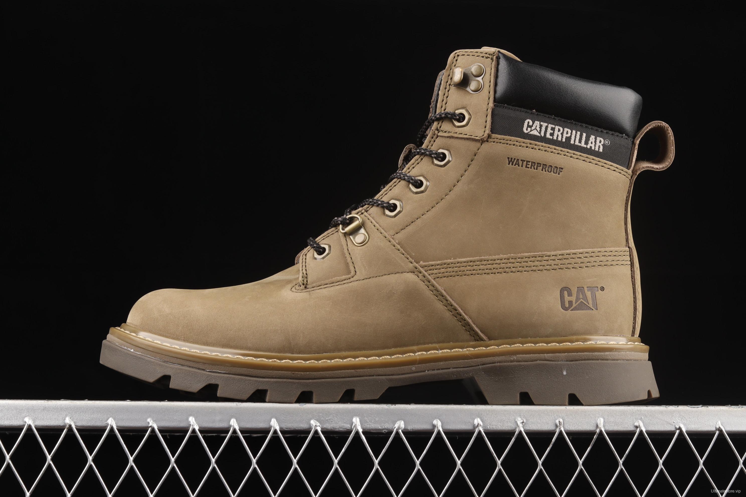 Cat Footwear British vintage men's boots P723801DARK KHAKI