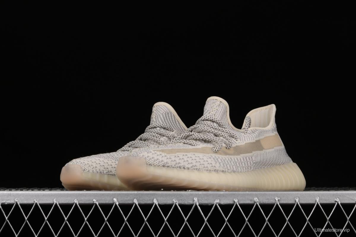 Adidas Yeezy 350 Boost V2 FU9161 Darth Coconut 350 second generation beard white hollowed-out angel color