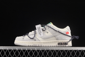 OFF-White x NIKE DUNK Low OW suede SB buckle rebound fashion casual board shoes DJ0950-115