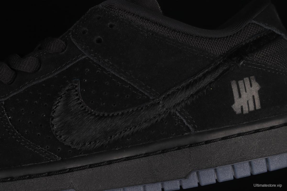 UNDFEATED x NIKE DUNK Low black soul color dunk series low-side leisure sports skateboard shoes DO9329-001