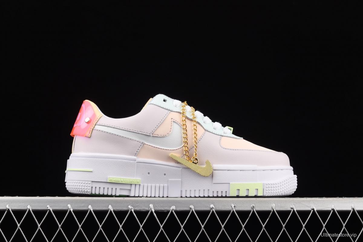 NIKE Air Force 1 Pixel deconstructs Leisure Board shoes DD2330-511L