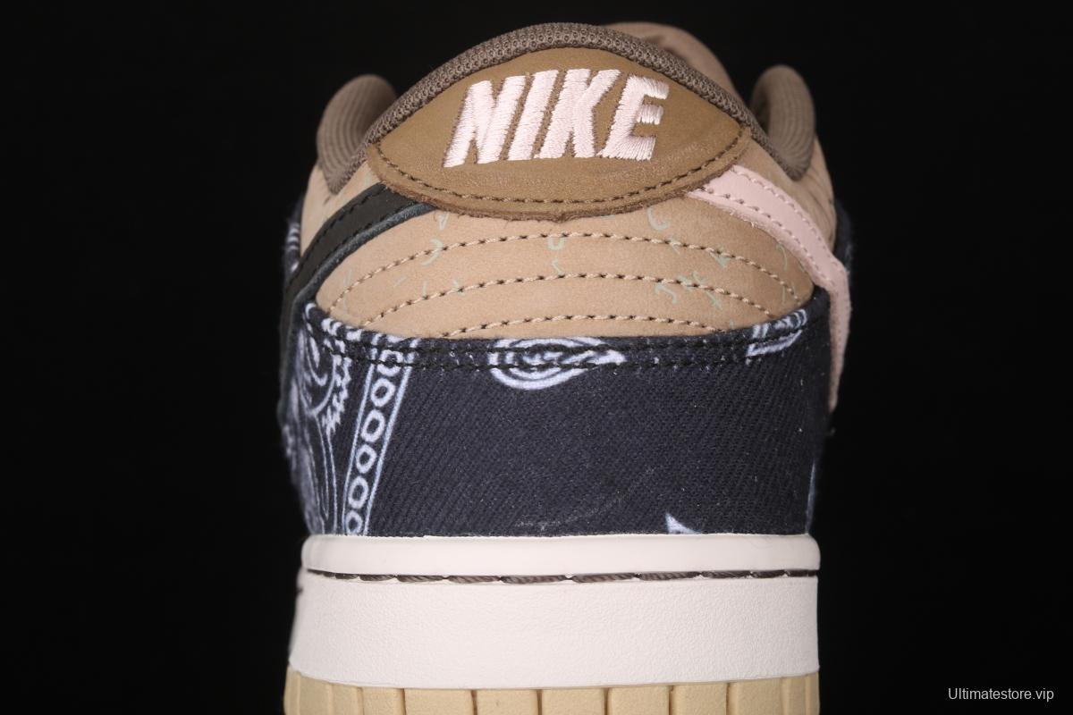 Travis Scott × SB DUNK joint name board shoes cashew fruit CT5053-001