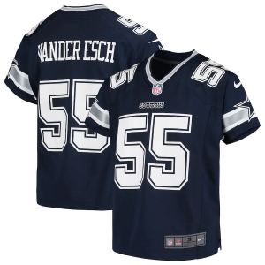 Youth Leighton Vander Esch Navy Player Limited Team Jersey