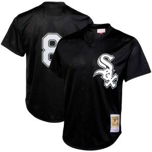 Men's Bo Jackson Black Cooperstown Collection Mesh Batting Practice Throwback Jersey