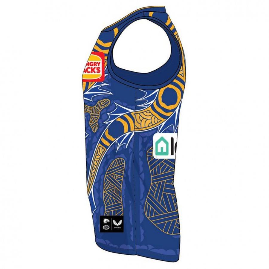 West Coast Eagles 2021 Men's Indigenous Football Guernsey