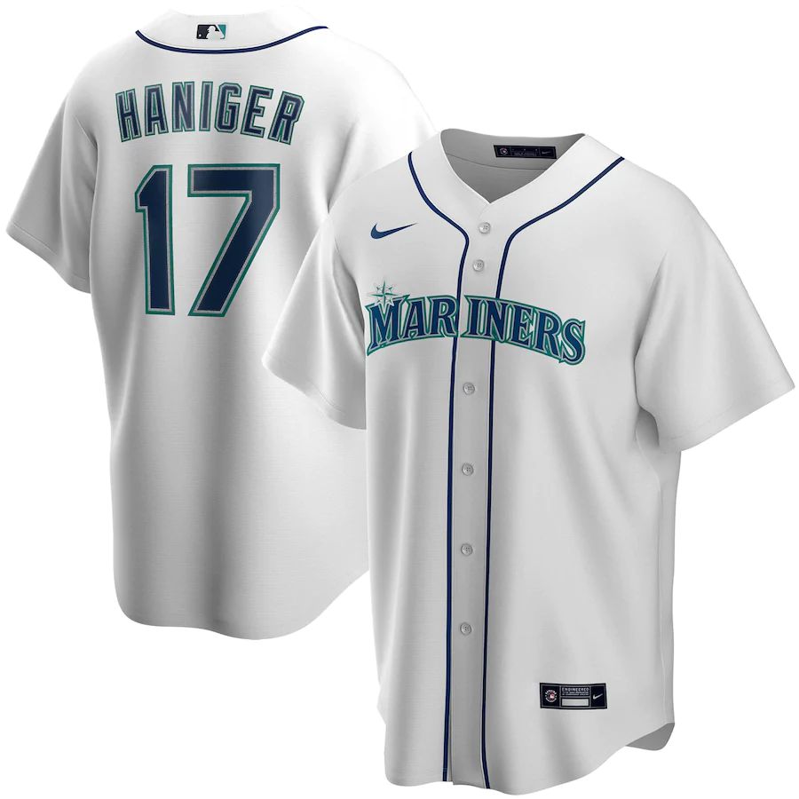 Youth Mitch Haniger White Home 2020 Player Team Jersey