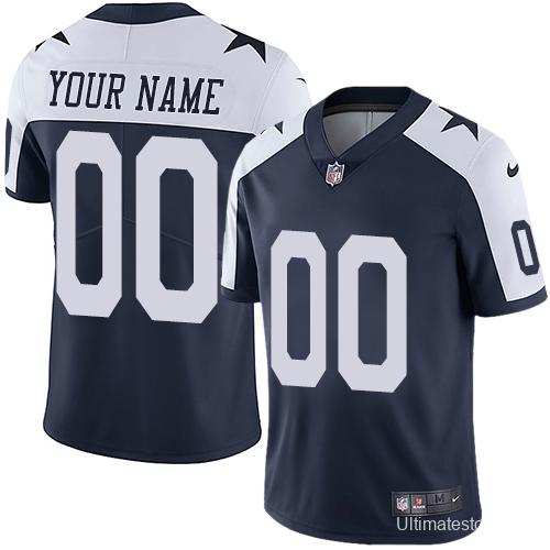 Youth Navy Custom Throwback Game Team Jersey