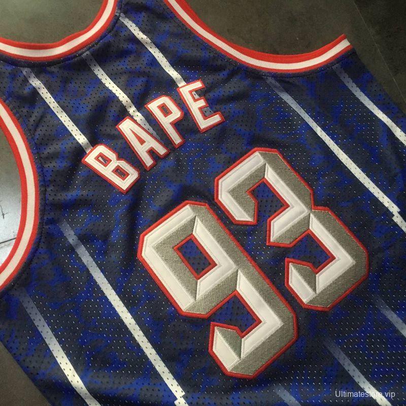 Men's BAPE Blue Retro Classic Team Jersey