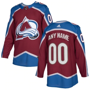 Men's Burgundy Custom Team Jersey