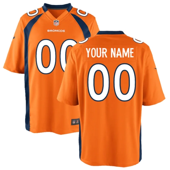 Youth Customized Orange Team Color Game Team Jersey