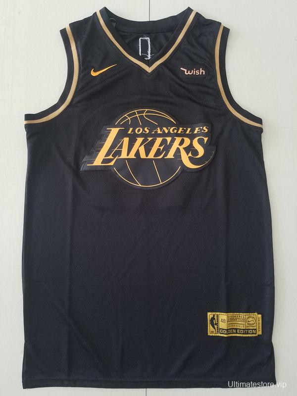 LeBron James 23 Black Golden Edition Jersey