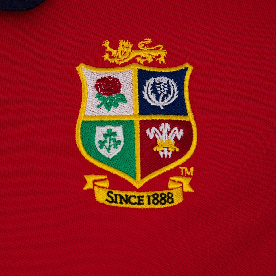 British &amp; Irish Lions Mens Home Nations Polo Shirt - Red