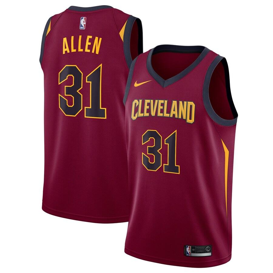 Icon Club Team Jersey - Maroon - Jarrett Allen - Youth