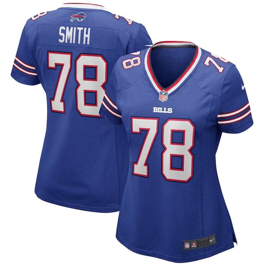 Women's Bruce Smith Royal Retired Player Limited Team Jersey