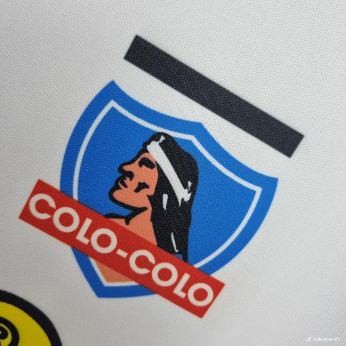 Retro 1995 Colo Colo home Soccer Jersey