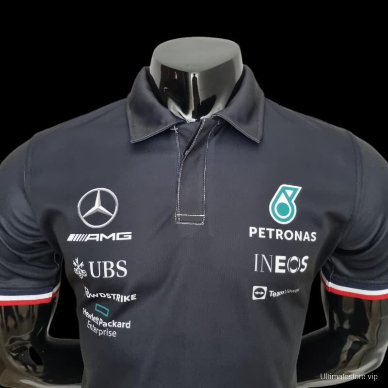 2022 F1 Formula One; Mercedes Benz #63 Polo Black 