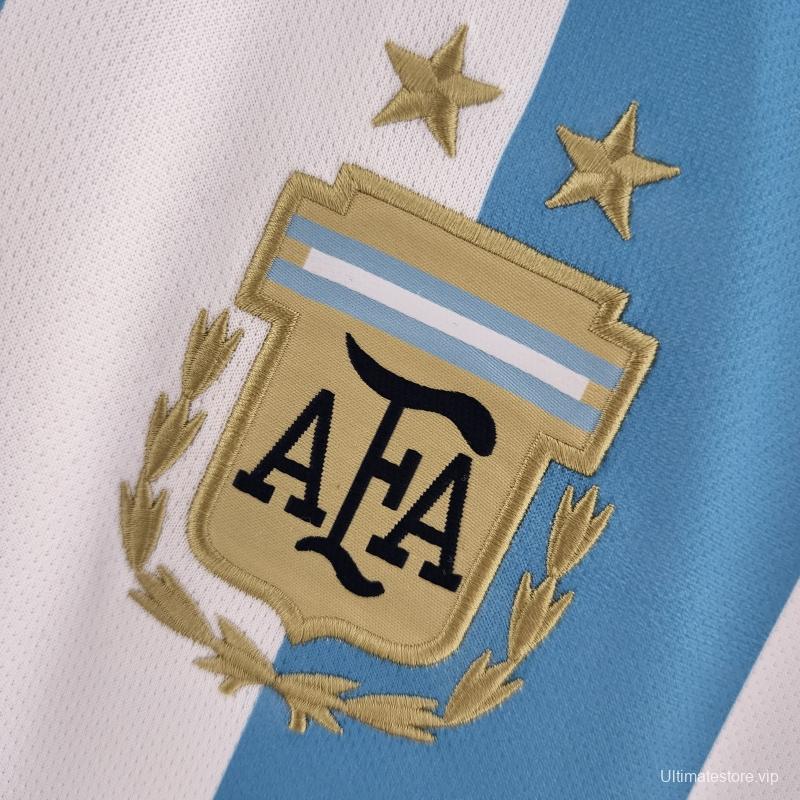 2022 Argentina Home Soccer Jersey