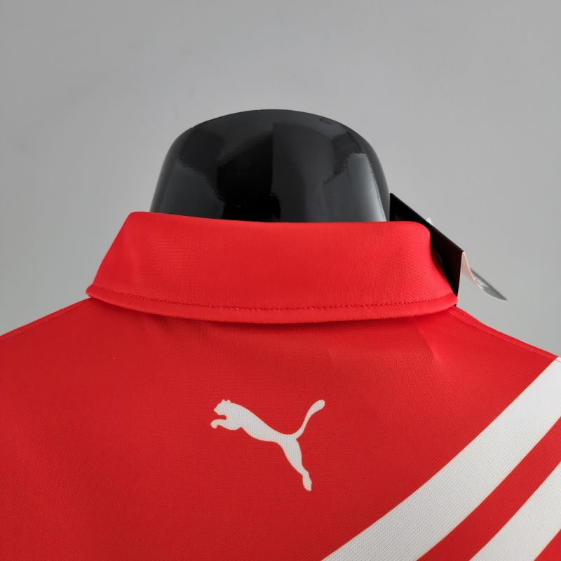 2022 F1 Ferrari Red/Yellow Polos #0006