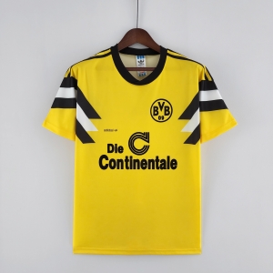 Retro 1989 Dortmund Home Soccer Jersey