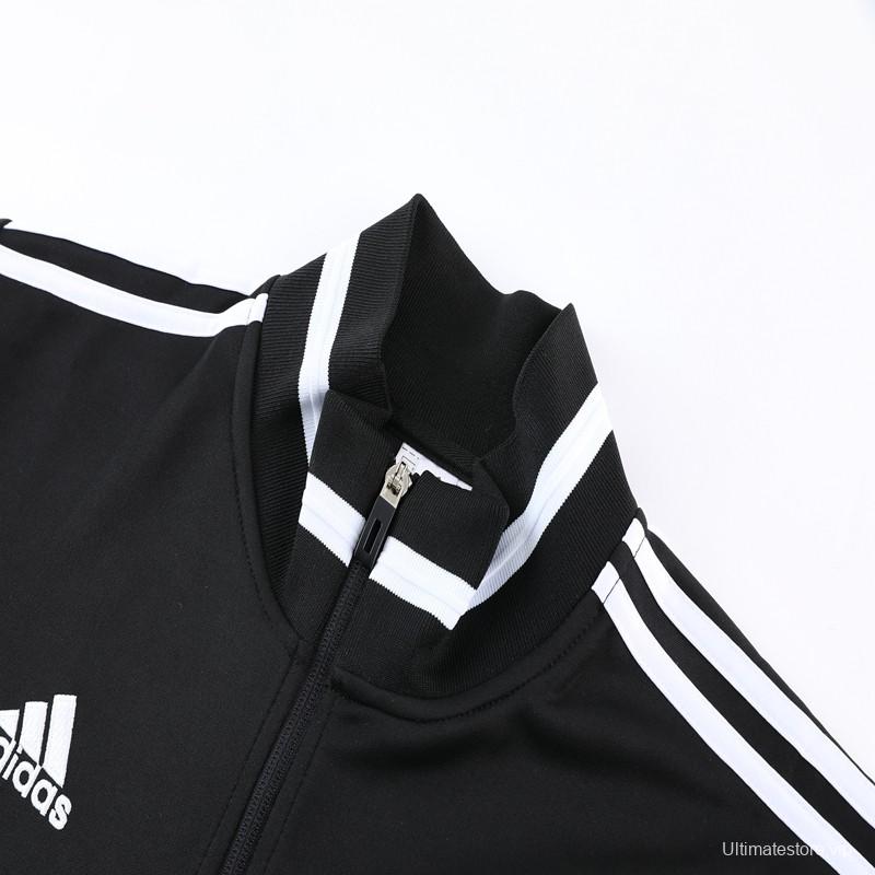 2023 Adidas Black White Full Zipper Jacket +Pants