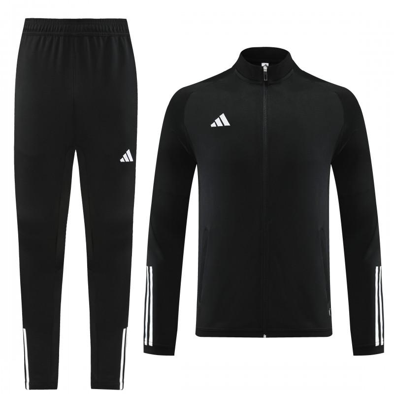 2023 Adidas Black Full Zipper Jacket +Pants