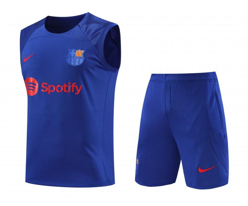 23-24 Barcelona Blue Vest Jersey+Shorts