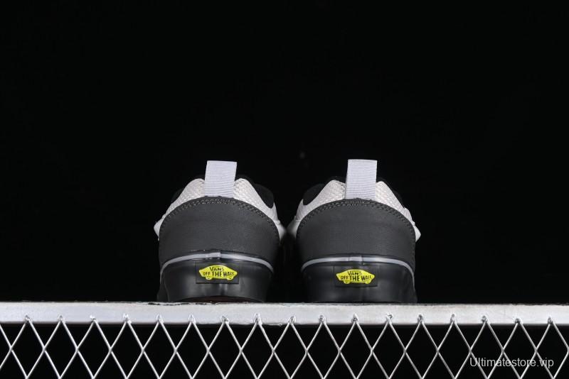 Vans OG Classic Slip-On Acid Wash Retro Grey Black Skate Shoes - VN0009QCGRY