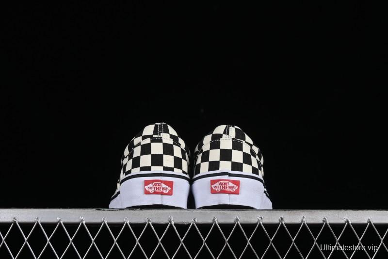 Vans Authentic Golden Coast Classic Checkerboard Slip-On Canvas Shoes - VN0A4BV4R6R