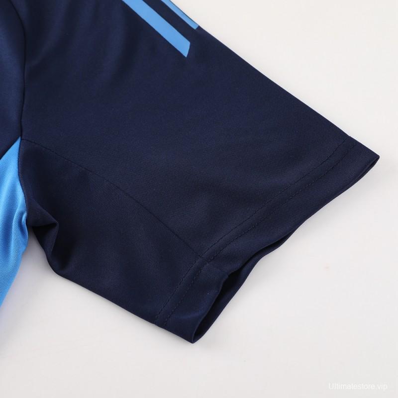 24/25 Adidas Navy Short Sleeve Jersey+Shorts