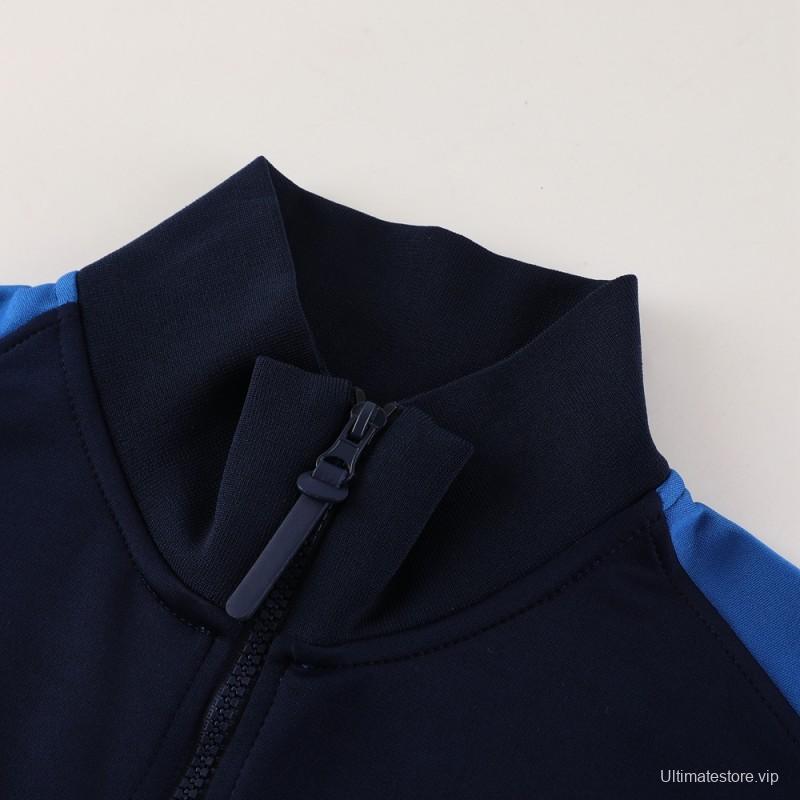 24/25 Nike Navy/Blue Full Zipper Jacket +Long Pants