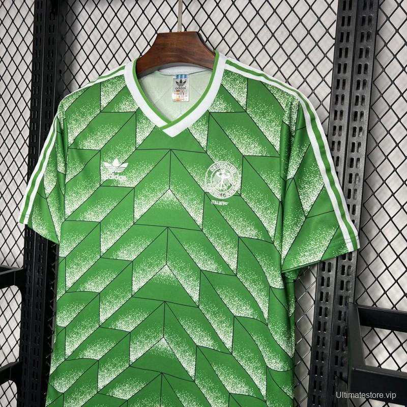 Retro 1990 Germany Away Green Jersey