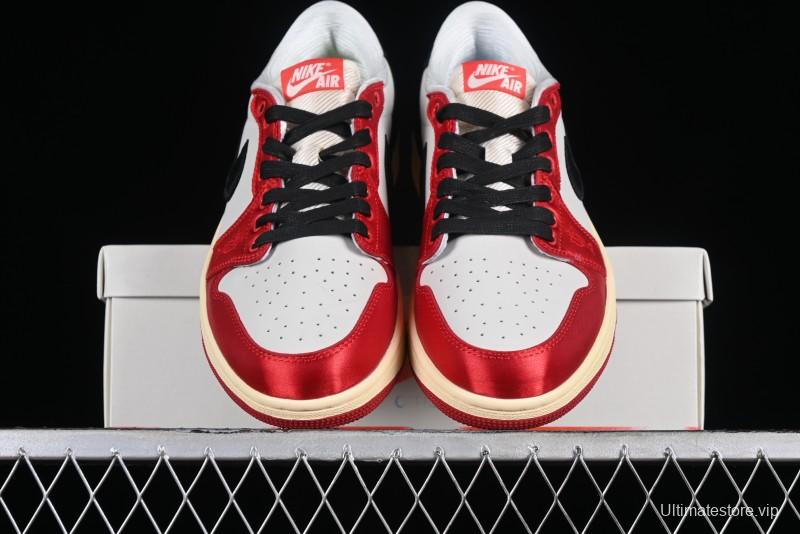 Nike Trophy Room x Jordan 1 Low OG "Away" Casual Sneakers - FN0432-100