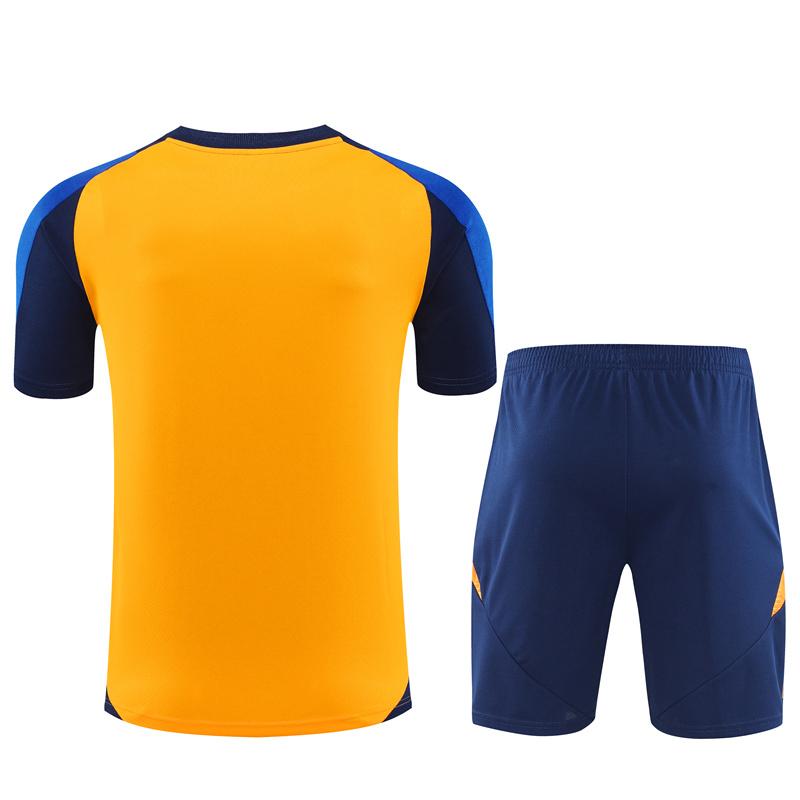 24/25 Juventus Orange/Navy Short Sleeve Jersey+Shorts