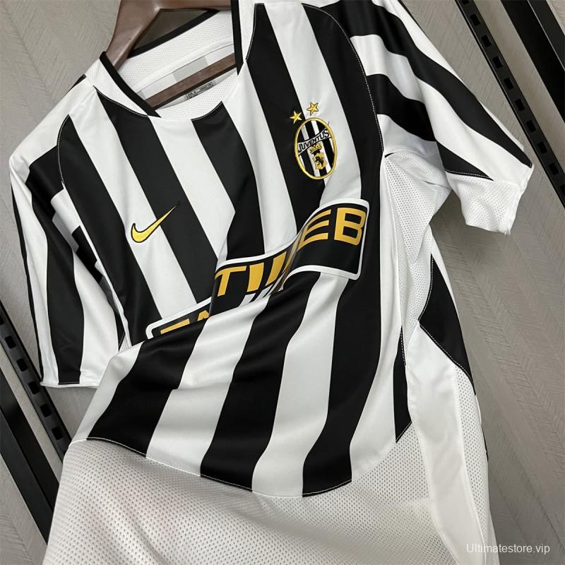 03/04 Retro Juventus Home Jersey