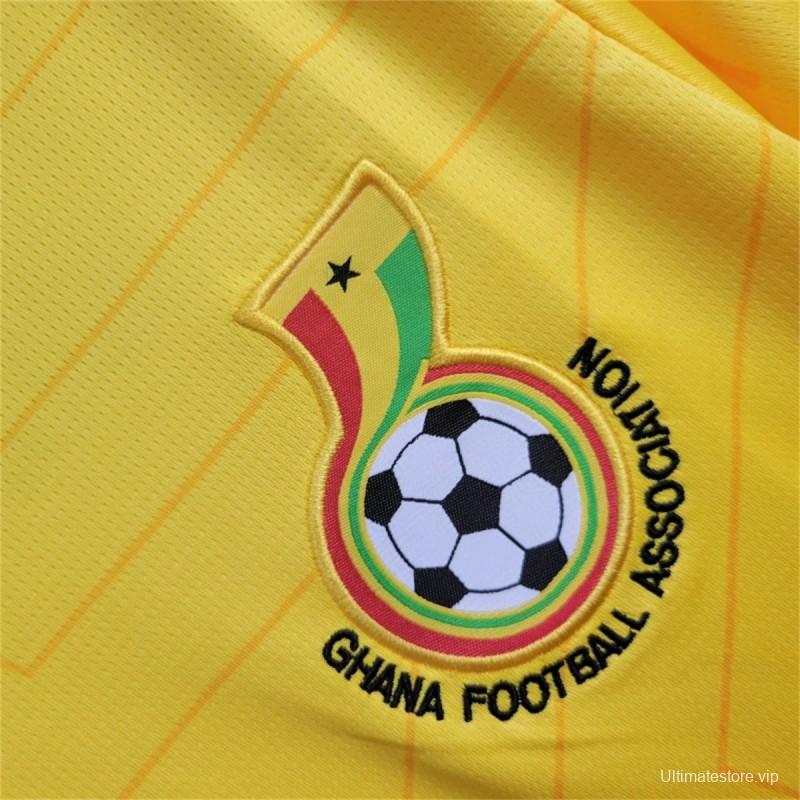 2024 Ghana Away Yellow Jersey