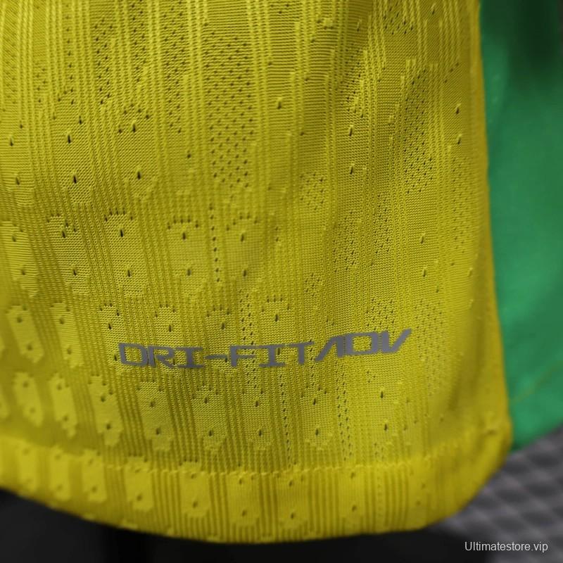 25/26 Player Version Brazil Yellow Jersey