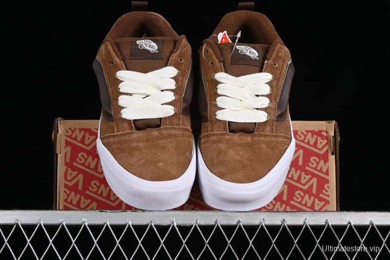 Vans Classics Knu Skool Retro Sneakers with Enlarged Toe and Thickened Trim - VN0009QCLC5