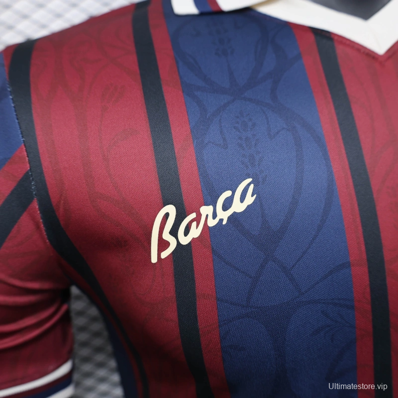 25/26 Player Version Modernist FC Barcelona Polo Jersey