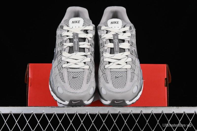 Nike P-6000 Prm Retro Casual Sneakers with Lightweight Design - FN6837-012