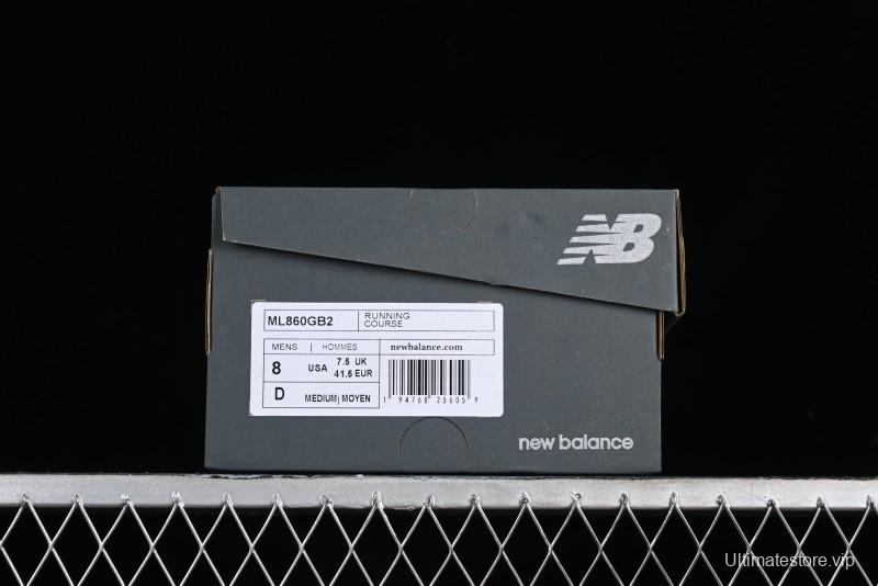 New Balance 860V2 Classic Retro Dad Style Casual Running Shoes - ML860GB2