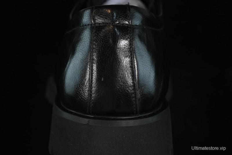 Ecco Block Brogue Business Derby Round Toe Genuine Leather Dress Shoes - 63667201001