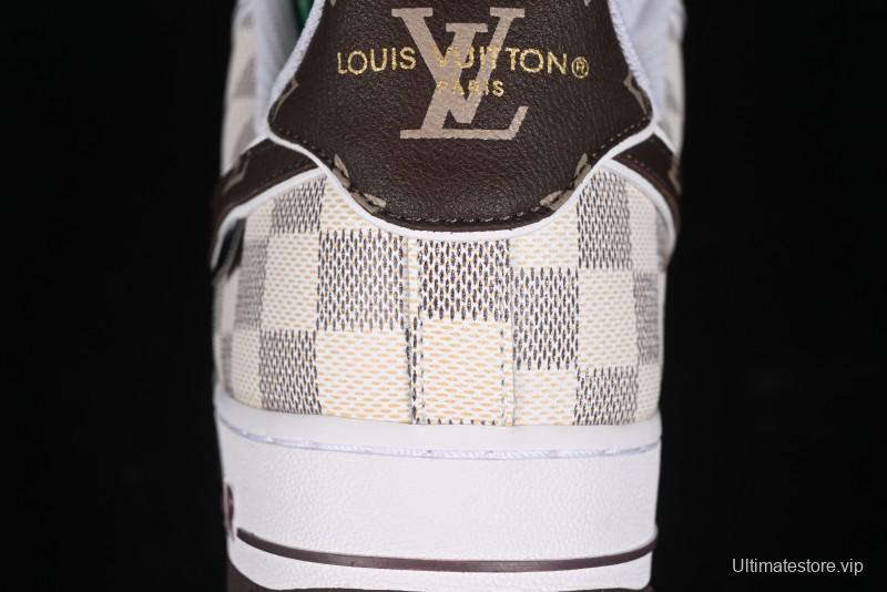 Nike Air Force 1 '07 Low Louis Vuitton Collaboration Casual Sneakers - LD4631-202