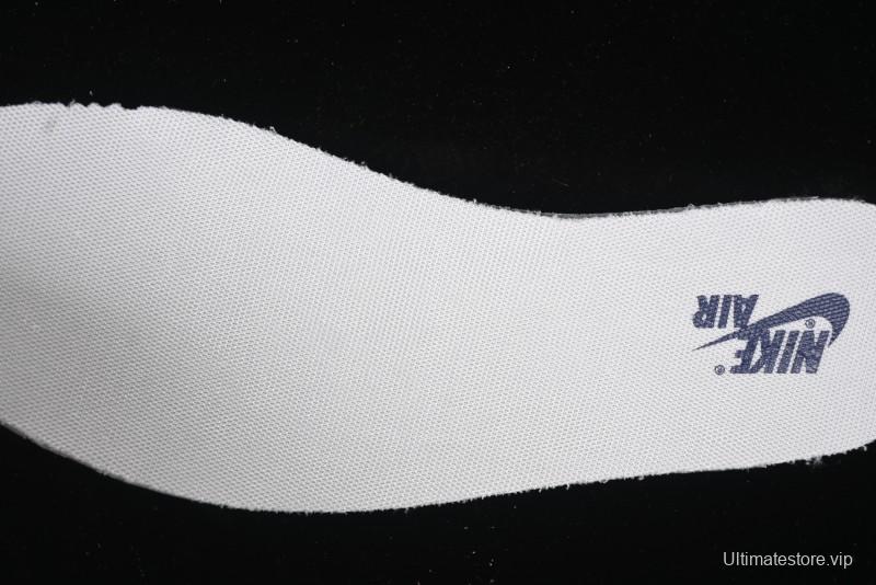 Nike Travis Scott x Fragment Design x Air Jordan 1 Low OG SP AJ1 Stussy Collaboration - Grey Blue Hook Lace Low Top Casual Sneakers - SJ0086-140