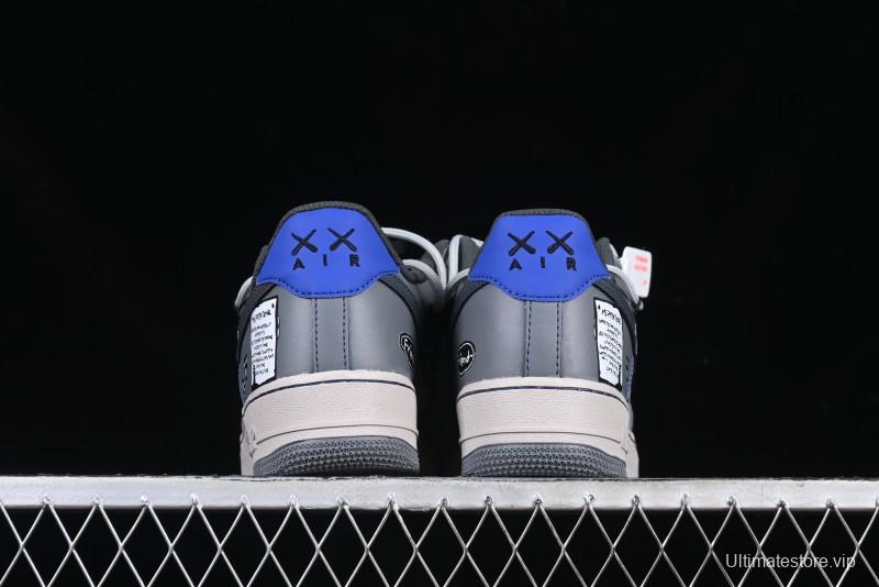 Nike Air Force 1 '07 Low British Blue Cat Casual Lace-Up Sneakers - KS6896-333