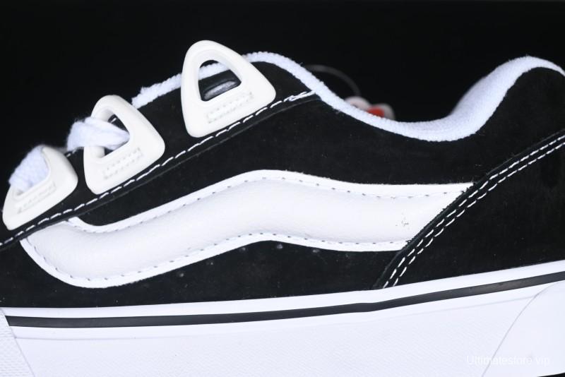 Vans Knu Skool DR Black White New Series Chunky Sneakers - VN000CZUVE9